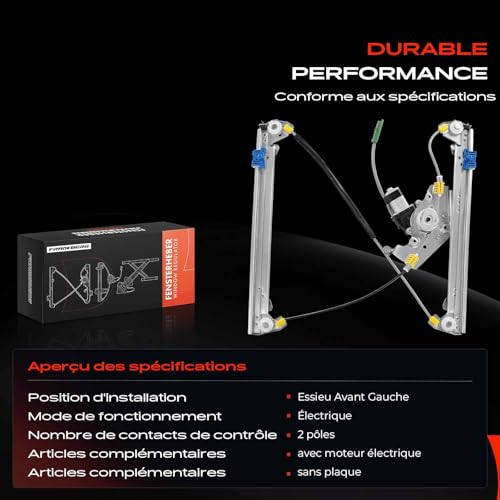Lève-vitre électrique bloqué ? Solution moteur gauche pour C4 Cactus - 4