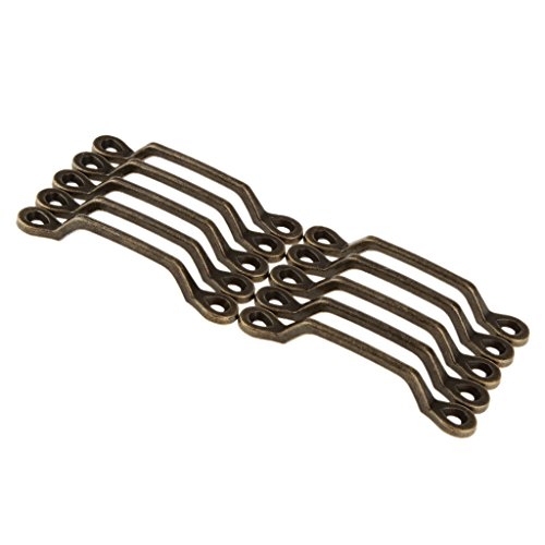 Preisvergleich Produktbild 10pcs Antike Bronze Schrank Tür Schublade Türgriffe Griffe Bar Knopf