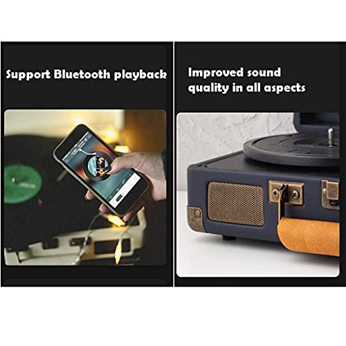 Porte-Documents Portable, Tourne-Disque rétro Bluetooth avec Haut-parleurs pour Vinyle, Prend en Charge la Lecture… - Les Beatles, Paul McCartney, John Lennon, RIngo Starr, George Harrison Porte-Documents Portable, Tourne-Disque rétro Bluetooth avec Haut-parleurs pour Vinyle, Prend en Charge la Lecture… – Image 7