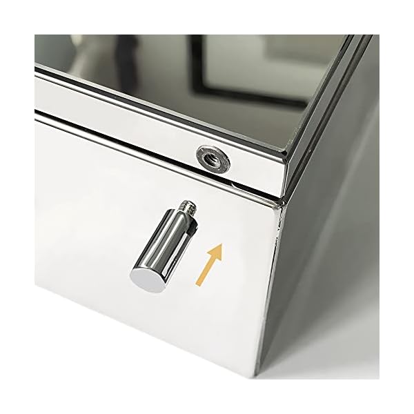 Janboe Stainless Steel Mirror Cabinet - Image 4