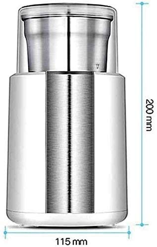 ZOUSHUAIDEDIAN Elektrische Kaffeemühle, Kaffeebohnenmühle mit Edelstahlklinge, leistungsstarke elektrische Mühlen for… – Bild 8