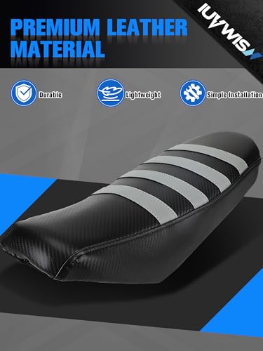 Image of Dirt Bike Seat Cover for Talaria Sting MX3 /R MX4 MX5 /PRO Electric Bike Gray,High Elastic Leather