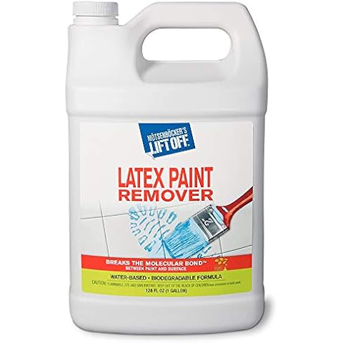 Motsenbocker's Lift Off 41401 Latex Paint Remover, 1 Gallon, Clear, 128 Fl Oz Cover