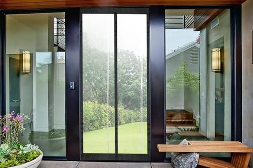 Image of Stylista Transparent Insulated Magnetic Door Curtain - Thermal, Insect & Dust Screen, Pest Control, Privacy Screen - Fits Doors up to 32 x 142 Inches. PVC Thickness 0.2 mm.