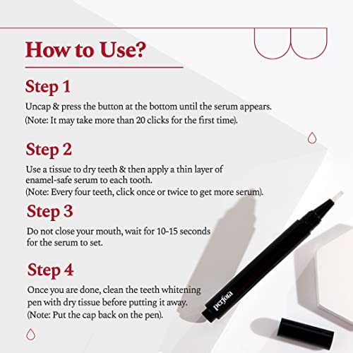 Image of Perfora Teeth Whitening Pen (Pack of 2) | Peroxide Free White Gel Pen| Teeth Whitening Products for Men & Women | Enamel Safe & Effective | Vegan | Stain Remover and Teeth Whitener | Vanilla Mint