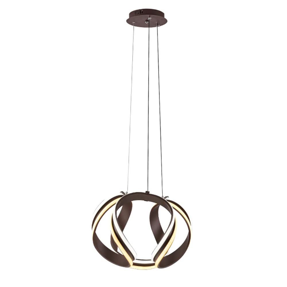 Suspension à anneau en aluminium pour illuminer efficacement une table