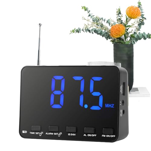 Despertador con radio FM para evitar pantallas en el dormitorio de los niños