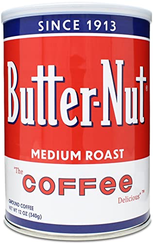 Butter-Nut Original Blend Ground Coffee, Medium Roast, 12 Ounce Steel Can