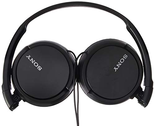 Image of Sony MDR-ZX110AP Extra Bass Smartphone On-Ear Headphones Headset with Mic (Black)