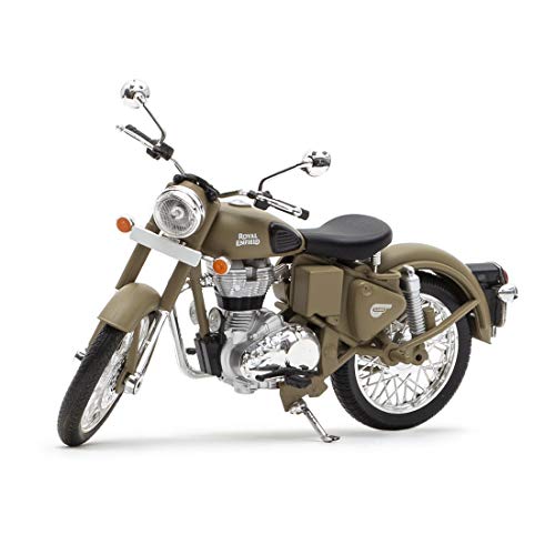 Image of Royal Enfield Plastic Mini 3D Scale Model /Miniature (Desert Storm), Brown