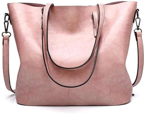 Image of Women's Handbag Tote Bag Premium PU Leather Shoulder Bag with Top Handle & Detachable Strap - Stylish Large Capacity Purse for Office, Casual & Party Use
