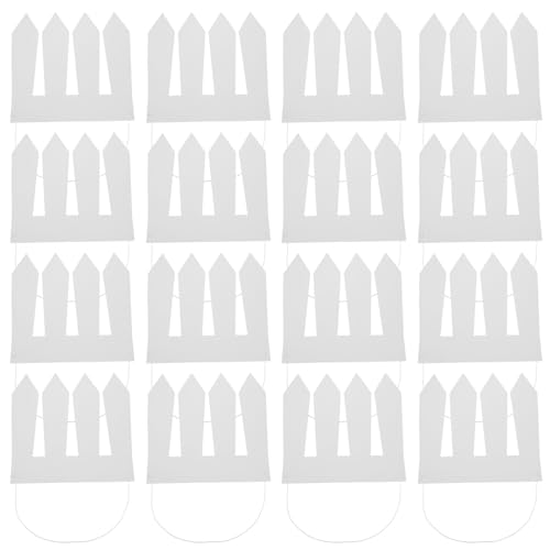 BESPORTBLE 16 Piezas Escudos de Cartón sin Pintar para Kit de Cinturón y Accesorios DIY Medievales para Disfraces para Fiestas de Halloween rol Creativos