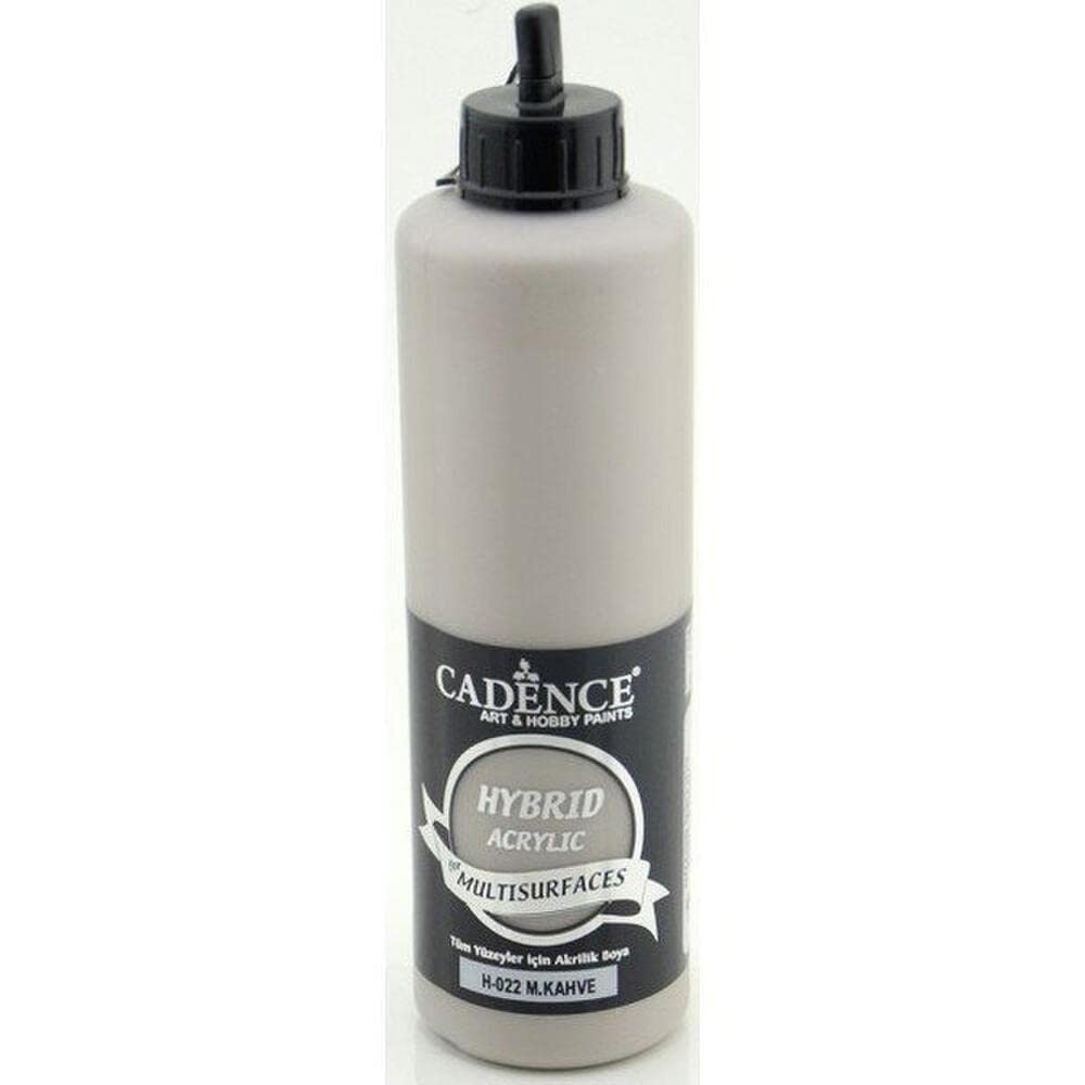 Cadence Hybrid Multisurface Akrilik Boya 500 ml. H-022 M.KAHVE