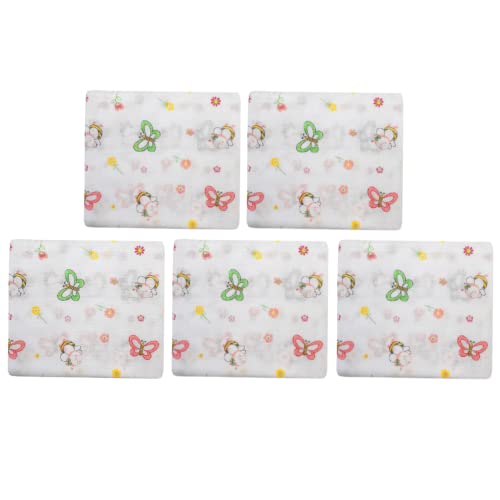 Fralda De Pano Dengo Pacote Com 5 Unidades Estampado Feminino