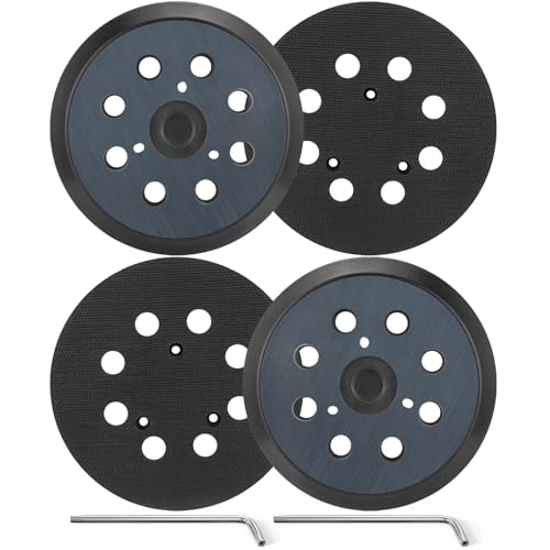 4 Pack 5 Inch 8 Hole Orbital Sander Replacement Pad