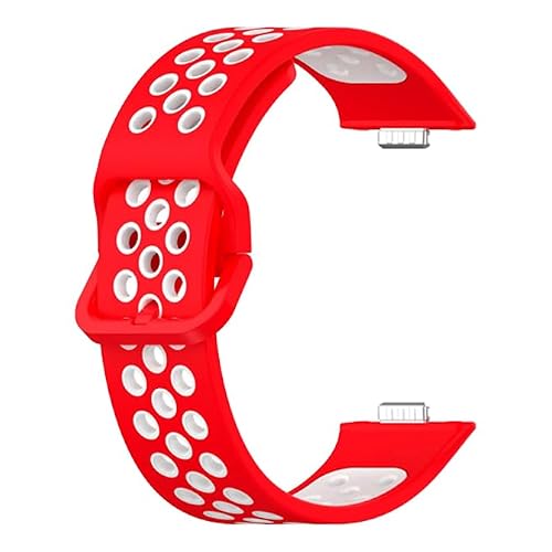Watch Fit 4 / 4 Pro / 3 �Ή� | �o���h �x���g ���� �X�}�[�g�E�H�b�` �X�|�[�c �V���R�� �_�炩�� �ʋC�� ����ɂ��� �^�� �y�� (���b�h×�z���C�g)