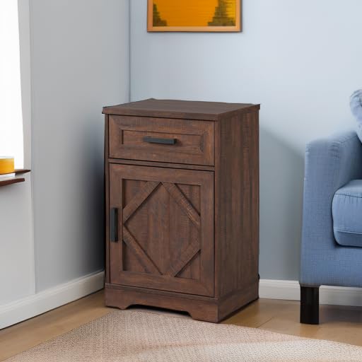 Image of WAMPAT 32 inch H Vintage Farmhouse Style End Table