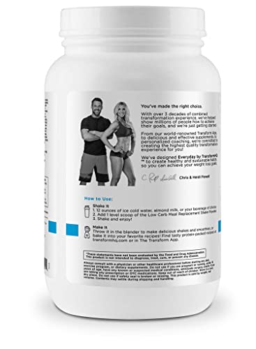 Transformhq Meal Replacement Shake Powder 28 Servings (Chocolate Peanut Butter) - Gluten Free, Non-Gmo #TOP1