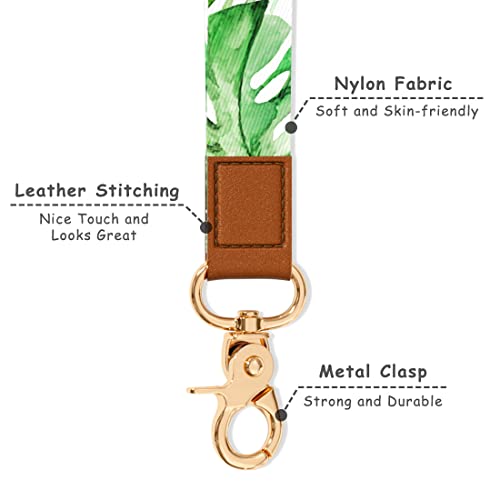 Image of Wrist Lanyard Key Chain, Cute Wristlet Strap Keychain Holder for Women Men Car Keys ID Badges Card Wallet Phone Camera