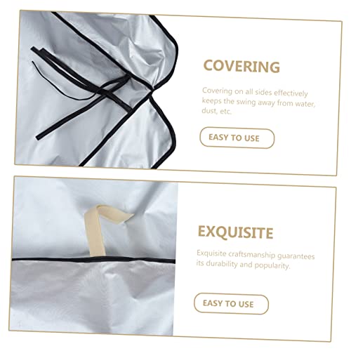 Toldo de columpio impermeable con capa de plata anti UV 4