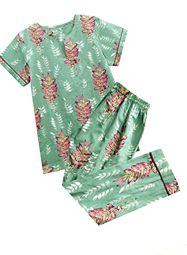 Image of A.T.U.N. All Things Uber Nice Women Handblock Printed Nightsuit