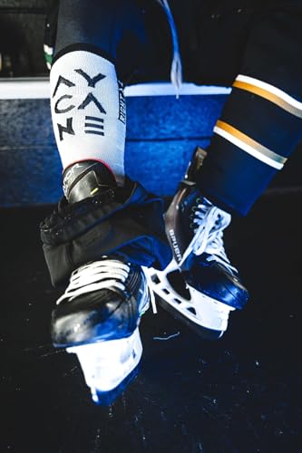 Blade PRO Skate White Socks - Revolutionary Cut-Resistant Hockey Skate Socks with Anti-Lace Bite, Quick-Drying Fabric3
