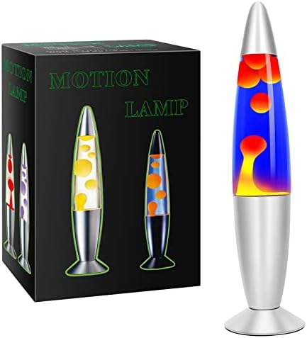 16inches Lava Lamp Purple and Orange for Kids and Adults- Big Motion Lava Night Lights with Purple Blue Liquid Orange Wax, Gifts for Teens Boys Girls
