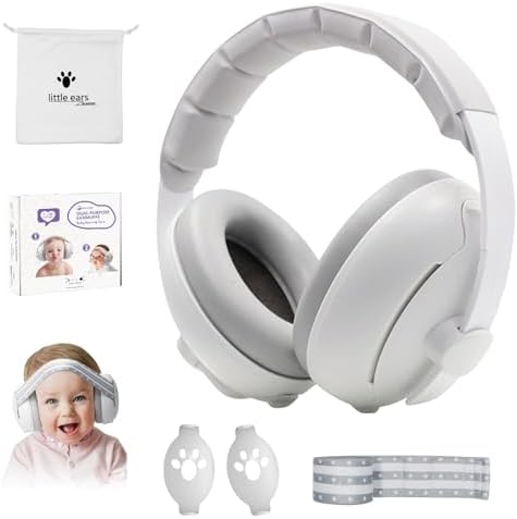 Cuffie Antirumore Bambini Coikes - Protezione Udito 25dB, 2 In 1, Per Sonno E Viaggi - Foto 3