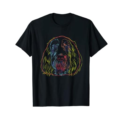 Colorful Spinone Italiano Dog T-Shirt