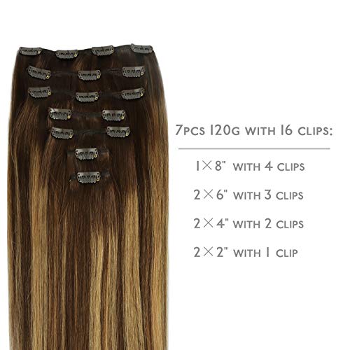 WENNALIFE Hair Extensions Clip In - Image 2