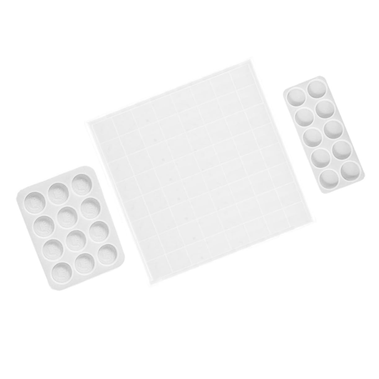 Moule silicone pièces échecs x3 pour loisirs créatifs et moulage résine