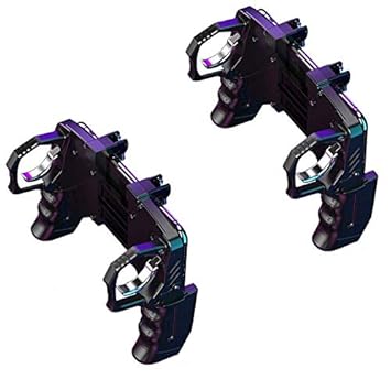 CROGIE?Free Fire K21 Game Handle Peace Elite Fast Shooting Button Controller for PUBG Rules of Survival Game Trigger Joystick Gamepad