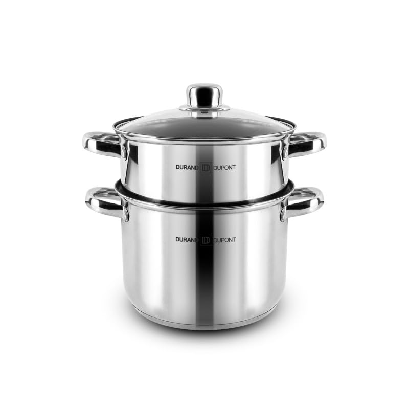 Couscoussier Inox 20 Cm Tfi Avec Couvercle En Verre Marrakech 20 De Kitchencook