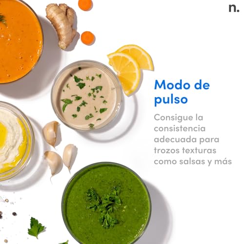 Miniatura 5 de Nutribullet Ultra 1000, Batidora Eléctrica Para Smoothies, Picar Ingredientes, Cuchillas De Acero Inoxidable, Botones Táctiles, Vaso De Tritán De 900ml, Tapa Incluida, Batidora 1000w, Gris Nb1004dgb