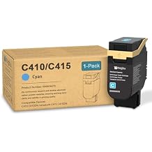 C410/C415 Cyan Toner Cartridge - 1 Pack C410/C415 Ink Cartridge 006R04678 Toner Replacement for Xerox C410 C410DN VersaLink C415 C415DN Printer