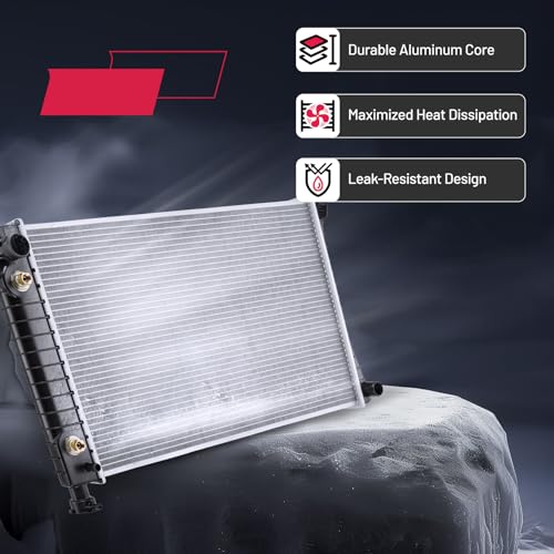 Image of BDFHYK 618 Aluminum Radiator for Chevy C /K Series 1500 2500 3500 1988-1995, for Chevy P30 1996-1997, for GMC C /K Series 1500 2500 3500 1988-1995, for GMC P3500 1996-1997, CU618 DPI618,OE 8010618