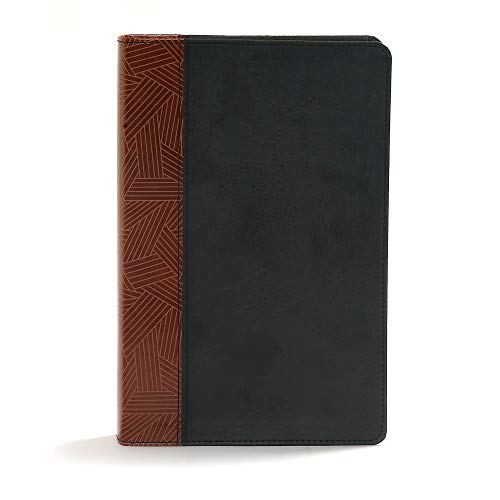 Image of CSB Rainbow Study Bible, Black /Tan LeatherTouch, Indexed