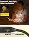 Glocusent Lightweight Neck Light for Reading in Bed, 1200mAh Rechargeable Book Light, Hands-Free Reading Light, 5 Colors, 5 Brightness Adjustable, Private Bedtime Reading for Book Lover