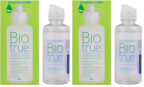 Image of Bausch & Lomb Biotrue Multi-Purpose 120ml Contact Lens Solution (Pack of 2)