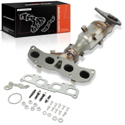 A-Premium Front Exhaust Manifold Catalytic Converter W/Gasket Kit - Compatible with Nissan Altima 2007 2008 2009 2010 2011 2012 2013 L4 2.5L - Replace# 14002-JA01E - E.P.A. Compliant