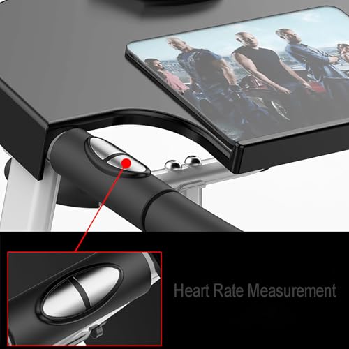 Image of Walking Pad Treadmill for Senior, Foldable Exercise Treadmill with Stable and Safe Structural Design, LCD Display for Elderly, Long Handrail for Balance