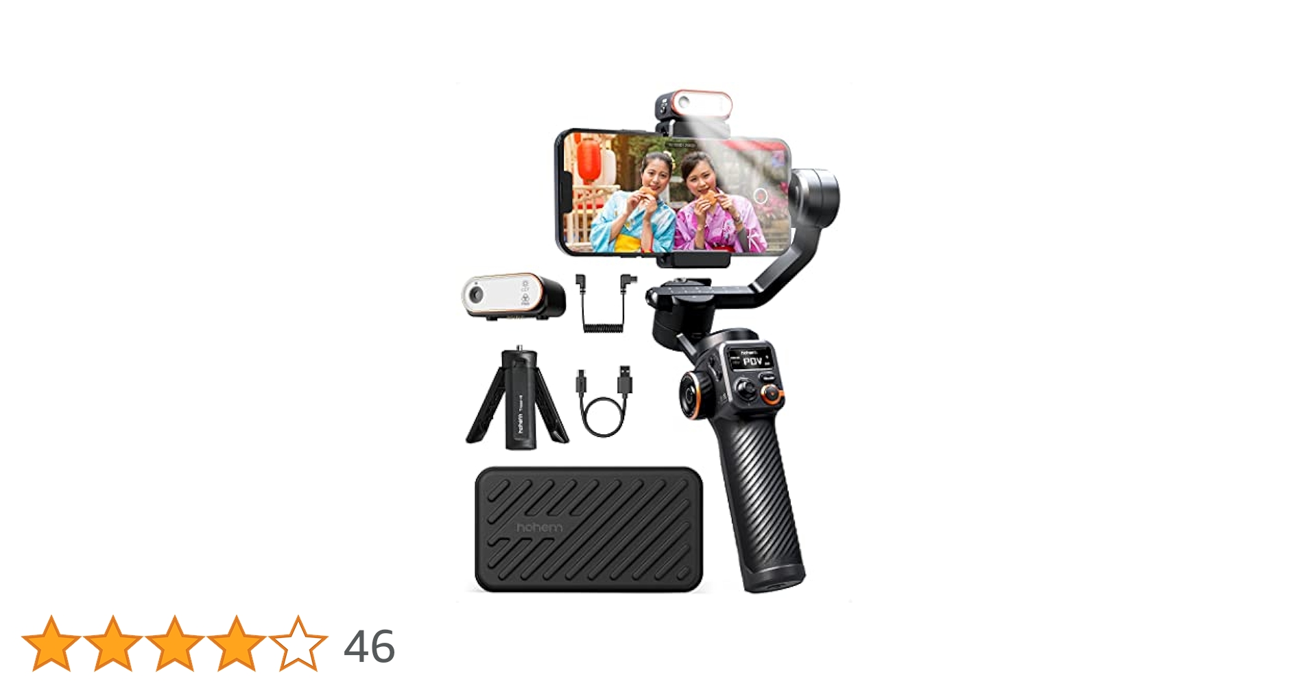 Amazon.co.jp: hohem M6 Kit ジンバル AI自動追跡 360種類RGB