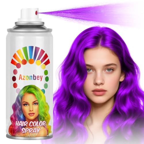Purple Temporary Hair Color Spray for Women Kids Man