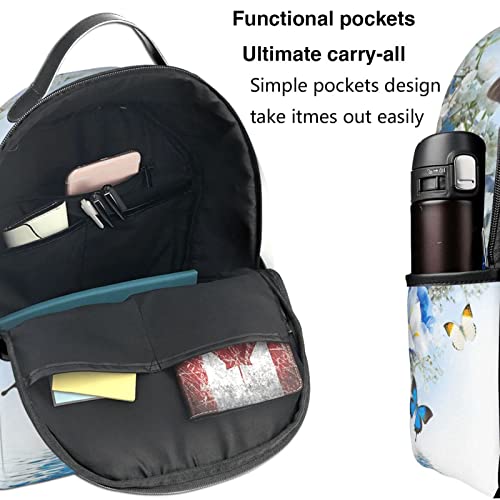 Sac de travail BAFAFA imprimé floral grand volume avec compartiment PC portable