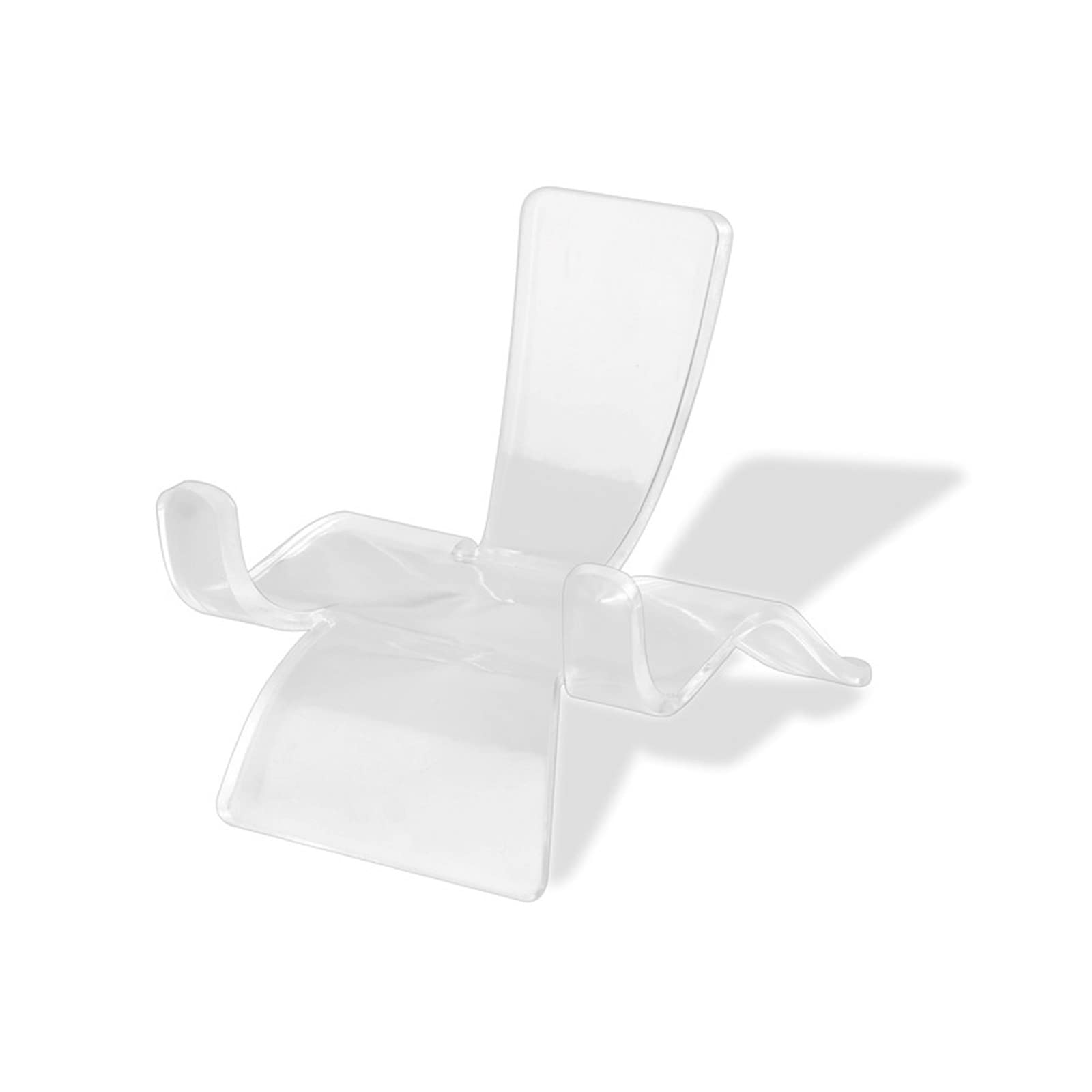 MOIDHSAG Chair Shape Rock Display Stand Acrylic Display Rack for Mineral Acrylic Rock Holder Clear Display Stands