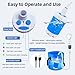 Portable Shower for Camping, Rechargeable Portable Camping Shower Pump with USB-C, Camp Shower with 3 Spray Modes, Outdoor Shower Kit for Camping, RV, Travel, Pet Bath, Watering Plants (+ Mesh Bag)