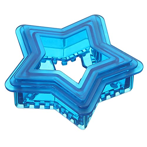 Mzshne Ausstechformen, geometrisches Sandwich-Ausstecher und Versiegelungs-Set, lebensmittelechtes Polypropylen, langlebig, bequem, tragbar, einfache Bedienung für Kinder Cover