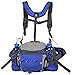 GYMO Lauftasche, Verstellbarer Gürteltasche Wasserdicht, Leichte Wandern Rucksack Reiten Bergsteiger Reisen Wandern,Blau