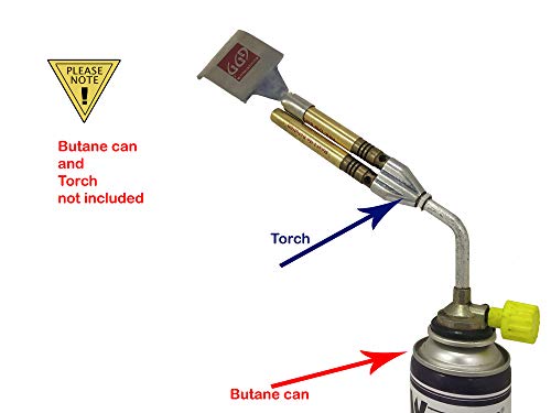 Image of STAINLESS STEEL Brazing Torch Blade, Brazing Torch Heat Guard, Flame Guard, Flame Reflector, Torch Blade, Free size for all quick fire torches (5)