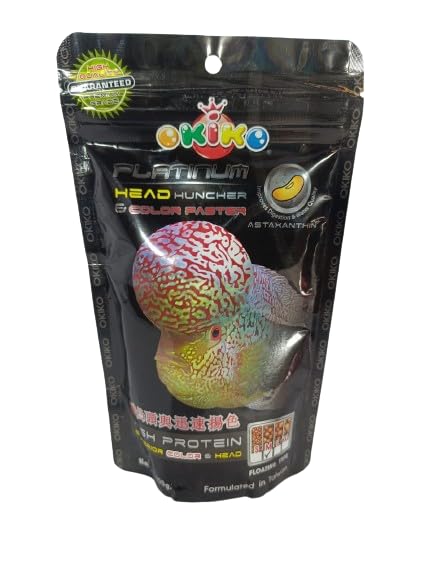 See full amazon price history chart for A1 Aquarium Presents: OKIKO Flowerhorn Cichlid Fish Food - Platinum Head Huncher for Vibrant Colors and Distinguished Appearance (4) A1 Aquarium Presents: OKIKO Flowerhorn Cichlid Fish Food - Platinum Head Huncher for Vibrant Colors and Distinguished Appearance (4) (B0CR6N56H7) Amazon Price History, Amazon Price Tracker